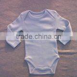 100%COTTON INTERLOCK SOFT SUPPER QUALITY SOLID BABY ROMPER thumbnail-1