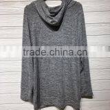GZY Latest Shirt Designs for Women Knit Hooded Shirt Stock Lot thumbnail-2