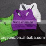 GZY 2015 wholesale hot sell girl sport seamless hot sex women's sports bra xxx