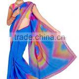 Printed Spray Designer Saree in Chiffon Fabric thumbnail-4