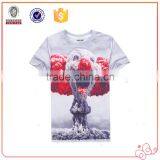 Newest Style Cute Mushroom Cloud Clown Print 3D O-neck Cotton Special Cool Top Tees Men T Shirt thumbnail-1