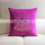 2016 Hot Color Beautiful Bride Rhinestone Transfer Design Pillow Case,Plain Cushion Cover Customized Undefined Design Wholesale thumbnail-3