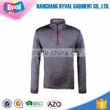 Women's Dry Fit Half Zip Neck Long Sleeve Sports Shirt Custom Zip Polyester Shirts thumbnail-5