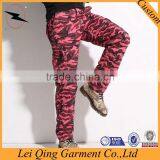 Mens High Quality Red Wholesale Camouflage Pants thumbnail-1