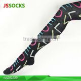 Wholesale women sports tights with custom pattern