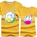 100% Pure Cotton Round Neck Fashion Design Couple T Shirts thumbnail-5
