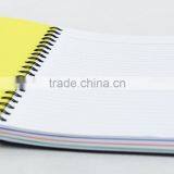 Cheap PP Cover Student Notebook Colors Spiral Binding Planner Custom thumbnail-3