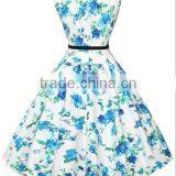 Walson F20197A Hot Sale Women Vitage Dress 50s Retro Dress Rockabilly Swing Dress for Women thumbnail-4