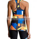 Factory Wholesale Training Singlet Body Building Sleevelesss Womens Yoga Tank thumbnail-2