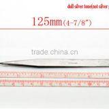 China Wholesale Silver Tone Straight Tweezers Jewelry Repair Tools thumbnail-3