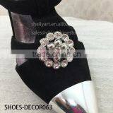 Wholesales Silver China Hot Sale Decorative Boot Accessories Metal Lady Shoes Buckle thumbnail-1