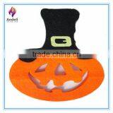 Halloween Placemats Felt Purple Witch Orange Jack O Lantern Black Spider Web NEW thumbnail-4