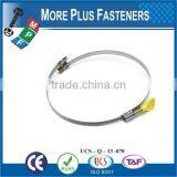 Made in Taiwan Stainless Steel German Type Hose Clamp Small Hose Clamps Bridge thumbnail-4