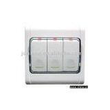 10A 250V Three Gang One Way Switch thumbnail-1