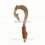 Popular Movie Cosplay Moana Demigod Maui Fishhook Knife Plastic Led Flashing Sword for Kids MFJ-0008 thumbnail-2