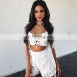 Sexy Ladies Cut-Out Lace up Bra Bralette Bustier Corset Vest Blouse Tank Crop Tops thumbnail-2