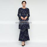Top Selling Modern Islamic Custom Print Baju Kurung Womern Clothing thumbnail-1
