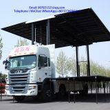 9.6 m  roadshow  LED mobile advertising vehicleled stage truck for sale