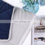 Hot Selling Quality Premium Soft Minky Quilt Sensory 15Ibs Glass Beads Gray Color Sensory Weighted Blanket thumbnail-6