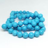 4mm, 6mm, 8mm, 10mm, 12mm Synthetic (Dyed) Magnesite Turquoise Beads for Jewelry Sets