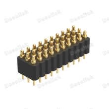 Dnenlink 2.00mm Pitch Triple Row H4.0mm Straight SMT Type Male Header PogoPin Connectpr thumbnail-3