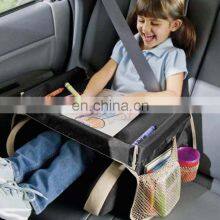 Child Multifunctional Car Seat Waterproof Tray Storage Bedside Table Toy Holder Desk Infant Stroller Board Storage Table Dining thumbnail-4