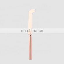 Factory Direct Copper Stainless Steel Cheese Bar Tools Rose Gold Cheese Knife
