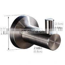 304 Stainless Steel Wall Mount Bathroom Accessories Single Robe Coat Clothing Towel Wall Hooks thumbnail-5