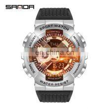SANDA 9004 Hot Sale High-grade Men Watch Multifunctional Mirage Digital Wristwatch Logo Watch thumbnail-1