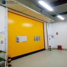 Industrial Automatic Plastic Zipper Fast Acting Rapid Rise PVC Fabric High Speed Self Repairing Roll up Door for Clean Room thumbnail-4