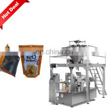 High Speed Biscuit Premade Bag Packing Machine Rice Biscuit Zip Bag Packaging Machine