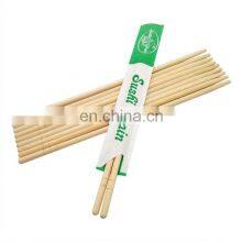 Eco-Friendly Open Paper Sleeves Disposable Bamboo Single Round Chopsticks thumbnail-4