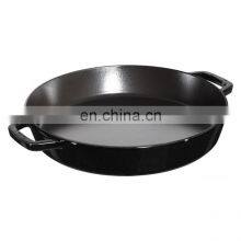 Big Steak 10 Inch Mini Wholesale Double Handle Light Weight Pre-seasoned Cast Iron Skillet thumbnail-4