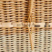 Hot Sale Rattan Storage Basket, Natural Fibre Basket in the Shape of a Chest Cabinet Basket Cheap Wholesale High Quality Vietnam thumbnail-5