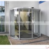 Commercial glass automatic curved doors