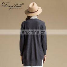 Custom Latest Ladies Sweaters Women Button Front Cashmere Sweater Cardigan thumbnail-6