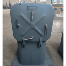 Steel 12V Hatch Cover for Boat Yacht Marine Anti-Corrosive Grey Weather-Tight Inspection Access thumbnail-2
