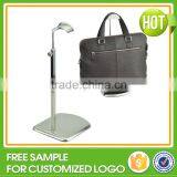 Brushed Silver Bag Hanger Stand, Hanging Bag Display Stand Wholesale