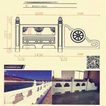 Concrete Stone Imitation Railing Molds, Manufacturers of Wood Grain Imitation River Channel Fence Molds thumbnail-2