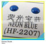 Iron on Half Round Studs Neon Orange Hotfix Loose Aluminum Round Studs thumbnail-3