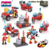 COGO Bricks 3 in 1 Fire Figther ABS Plastic Building Blocks Toys