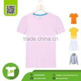 Orange Solid Color Blank t Shirt, Cotton Men's Summer Exercise Loose Sports T-shirt thumbnail-3
