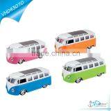 Door Open Light Music Toy Diecast Bus Model