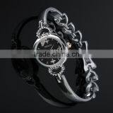 2015 Brand New Fashion Ladies Pearl Bracelet Watch Lady Quatz Watch Black LD024 thumbnail-4
