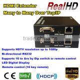 2016 China Best Selling 16x16 120m RS232 HDMI Extender by Cat5e/6 Over TCP/IP thumbnail-1