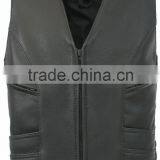 Racing Leather Vest/Lady fring vest/Leather Motorbike vest/Leather Motorcycle Vest/ Biker Leather Vest/Leather vest/WB-LV-507