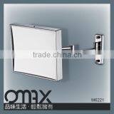 Hot Sell Brass Double Arm High Class Hotel Shaving Swivel Mirror thumbnail-4