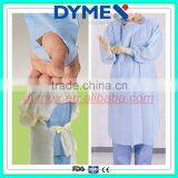 Disposable High Performance Impervious Poly Coated Isolation Gown With Thumb Loops thumbnail-1
