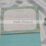 Silk Wedding Invitation Card With Brooch and Ribbon thumbnail-2