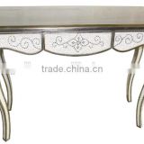 Decorative Wood Modern Industrial Console Table